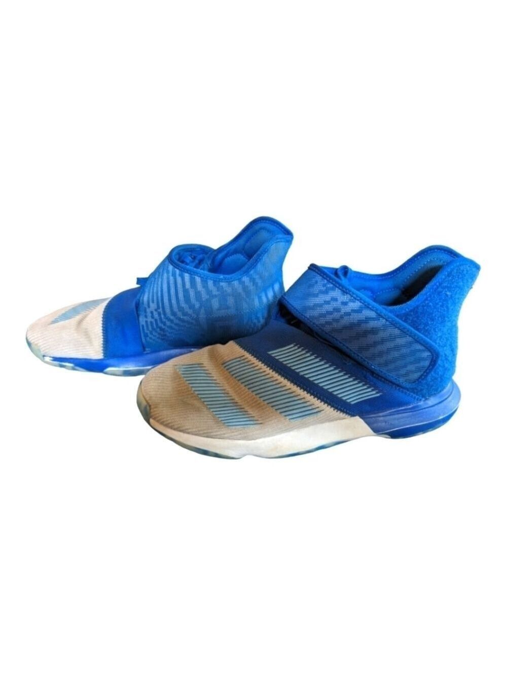 Adidas James Harden B/E 3 Blue Basketball Shoe Lace-up Sneakers Size 8